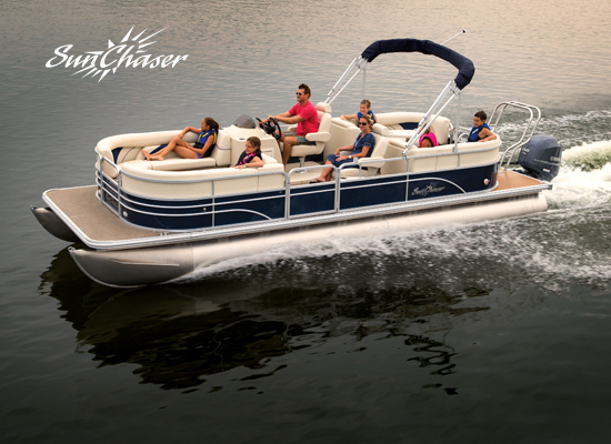 SunChaser-Classic-Cruise-Pontoon-Boating-Running-in-water copy